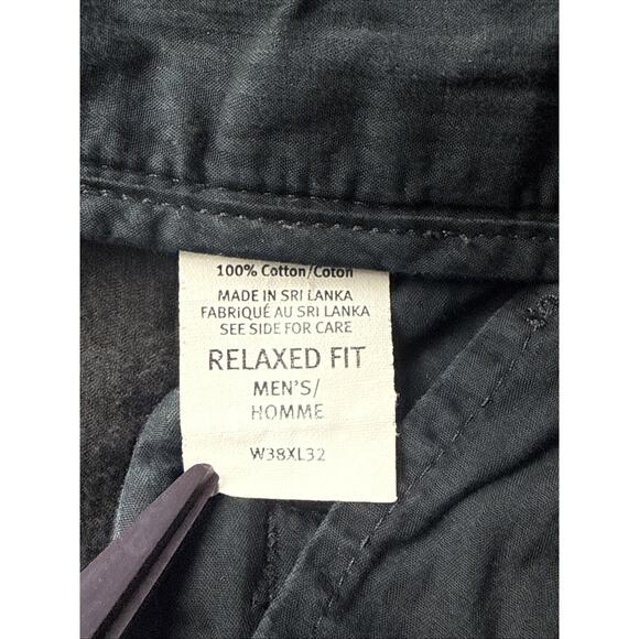 Vintage Eddie Bauer Ruston Fit Pleated Front Baggy Corduroy 90’s Pants Sz 38x32 - Picture 4 of 7